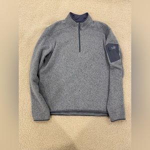Arc’teryx 1/4 Zip - Large - Heather Blue